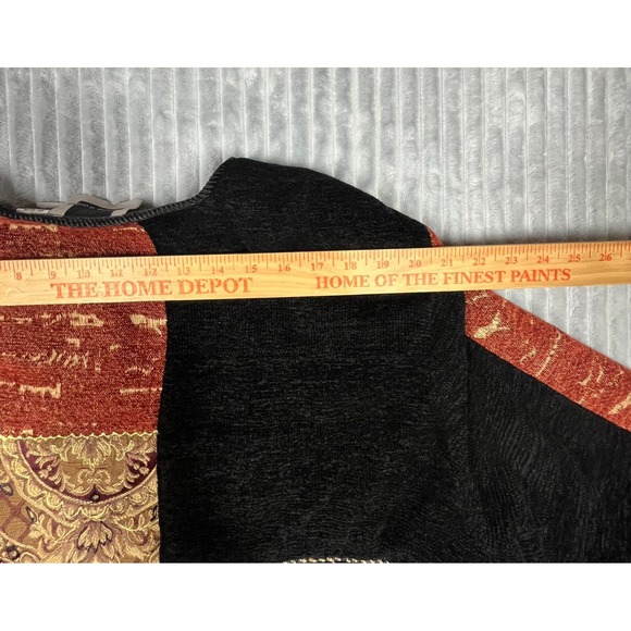 Maggie Barnes Multicolor Tapestry Patchwork Jacket Women's 3X Artsy Grandmacore - Picture 9 of 14